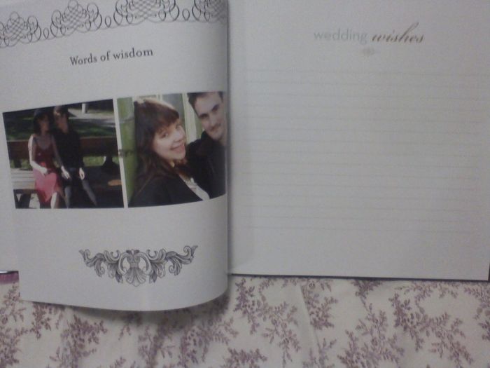 Guest book is in! PICS