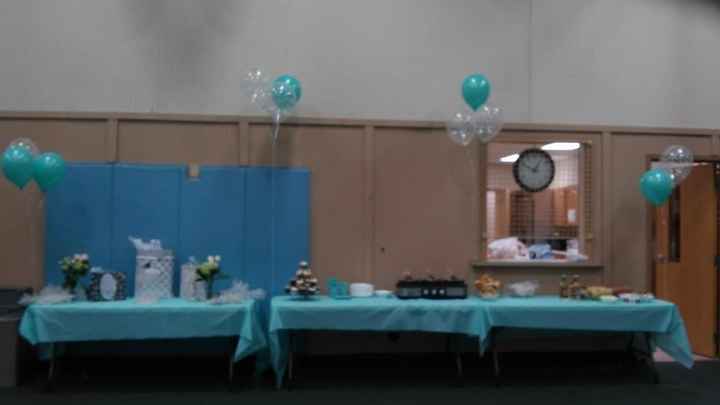 Couple's shower from yesterday with pics!