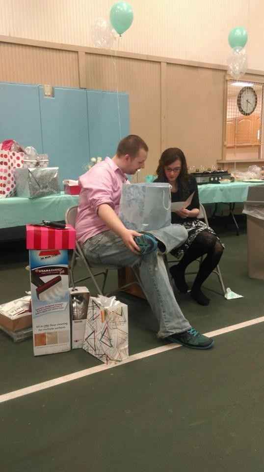 Couple's shower from yesterday with pics!