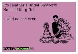 shower guests not invited to the wedding