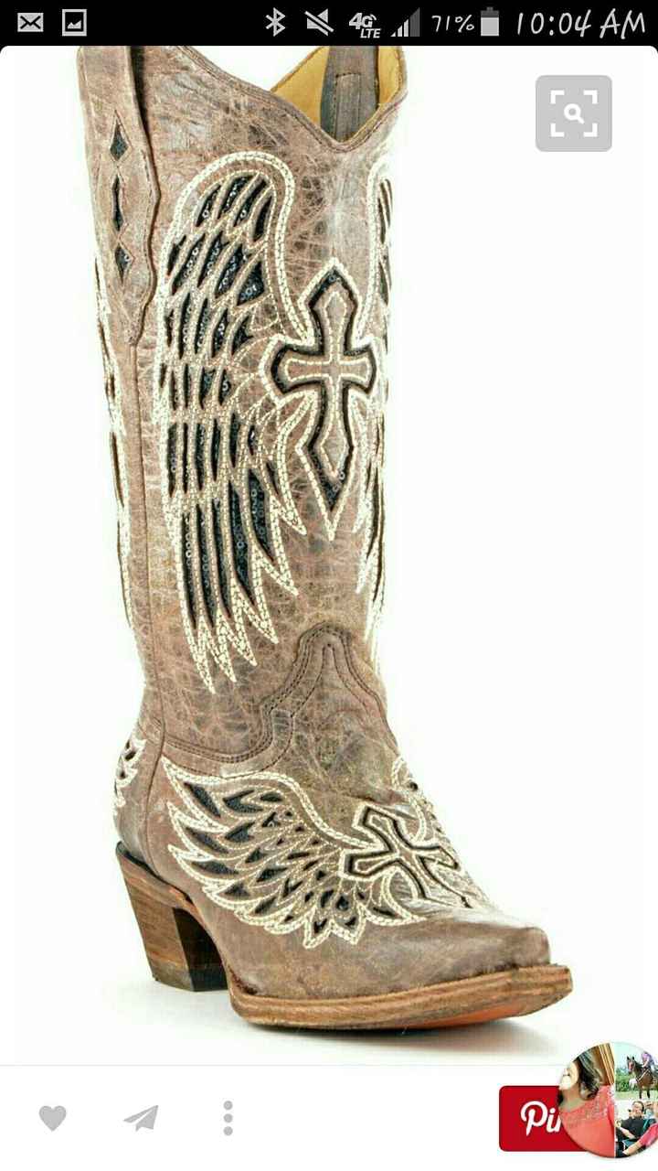 Am I the only one wearing boots?
