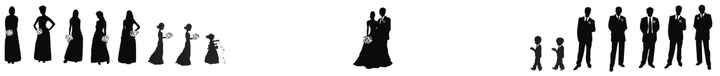 Bridal Party Sillhouette's PLEASE HELP!!!!!