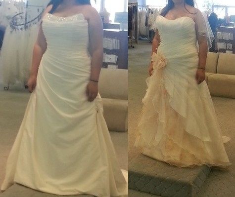 My first dress shopping appt/Excited, Disappointed, questions