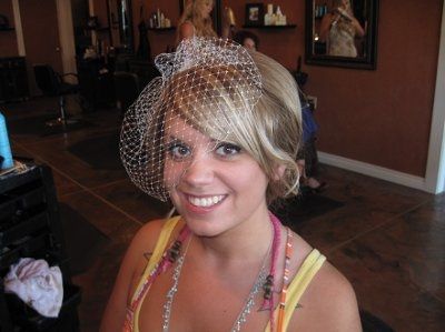 Can I see your hair pics with your veil?