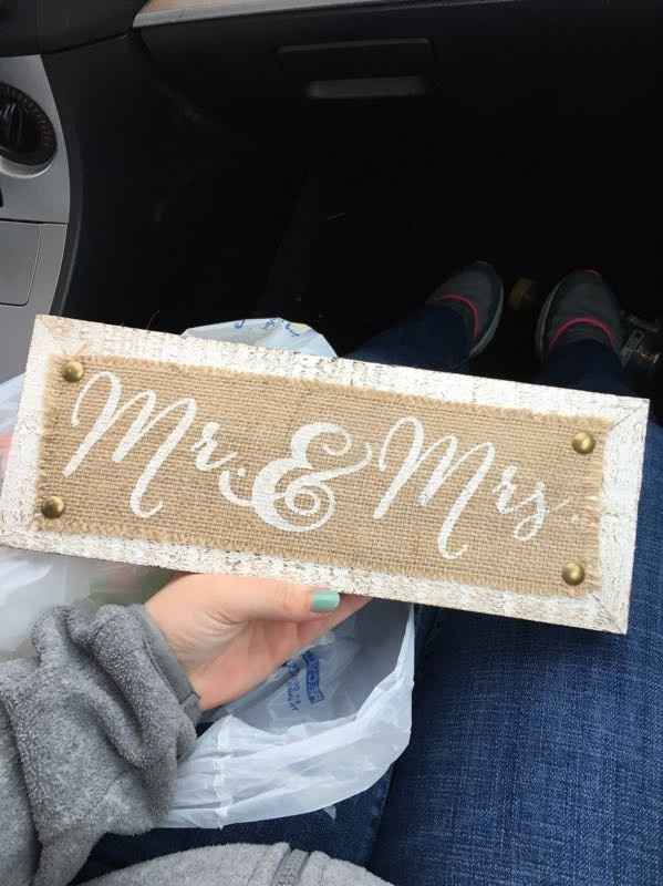 FIRST WEDDING ITEM!!!