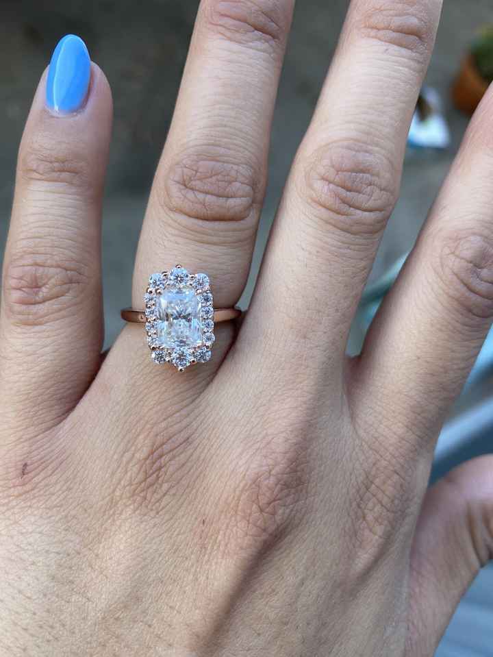 Show Me Your Non Diamond Engagement Rings! 9