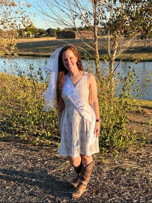 What do i wear to my bridal shower? White? 4