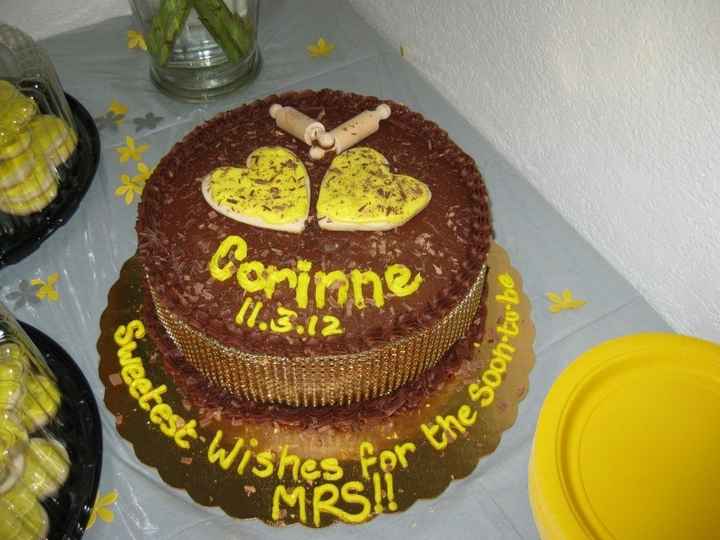 I had my bridal shower a couple weekends ago PICTURES