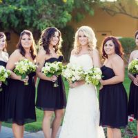 Show me your bridesmaid dresses with your wedding dress!