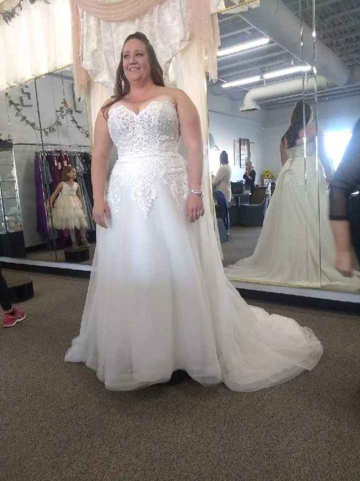 Let's see those A-line wedding dresses! - 1