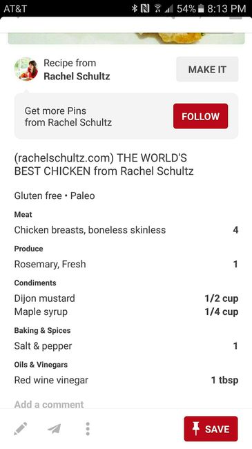 NWR: Favorite Dinner Recipes