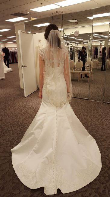 Said yes at David's Bridal! Amazing sale! - 2