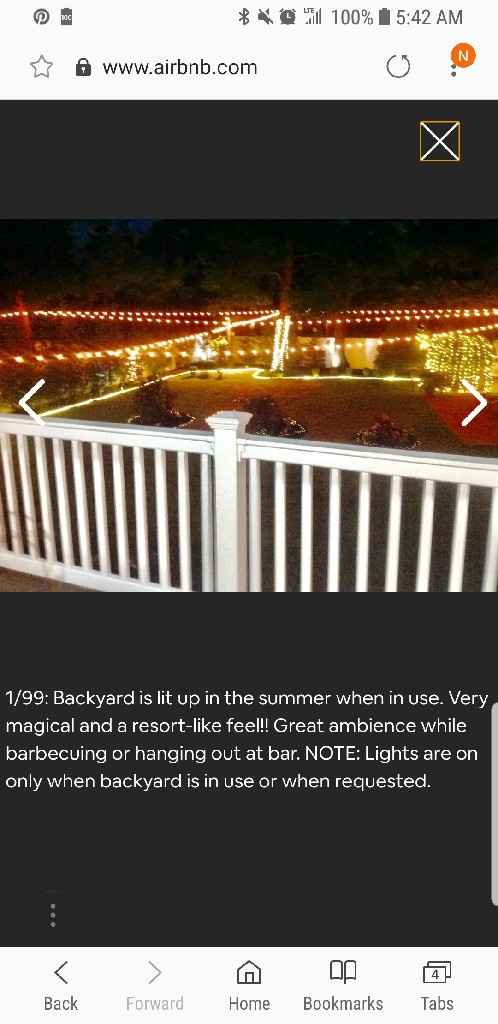 Thoughts on an Air b&b backyard ceremony & reception? - 1