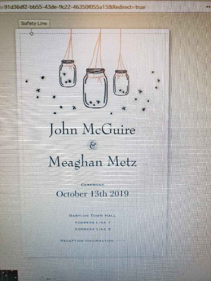 Mockup of Invitation - 2