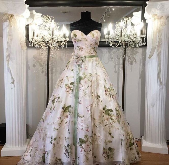 Nontraditional dresses....