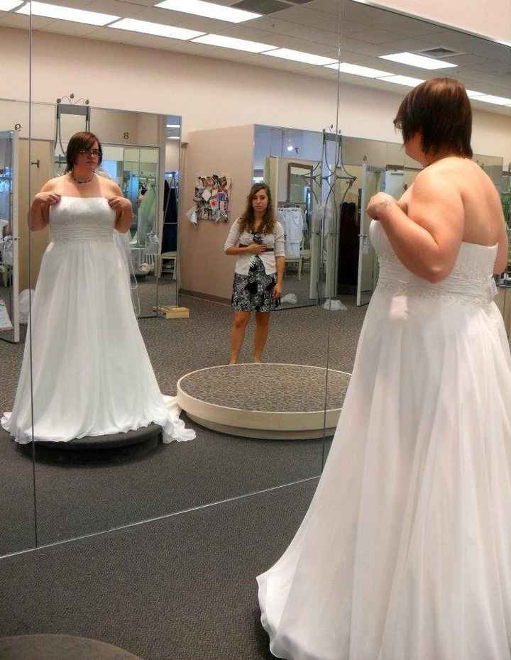 plus sized wedding dress