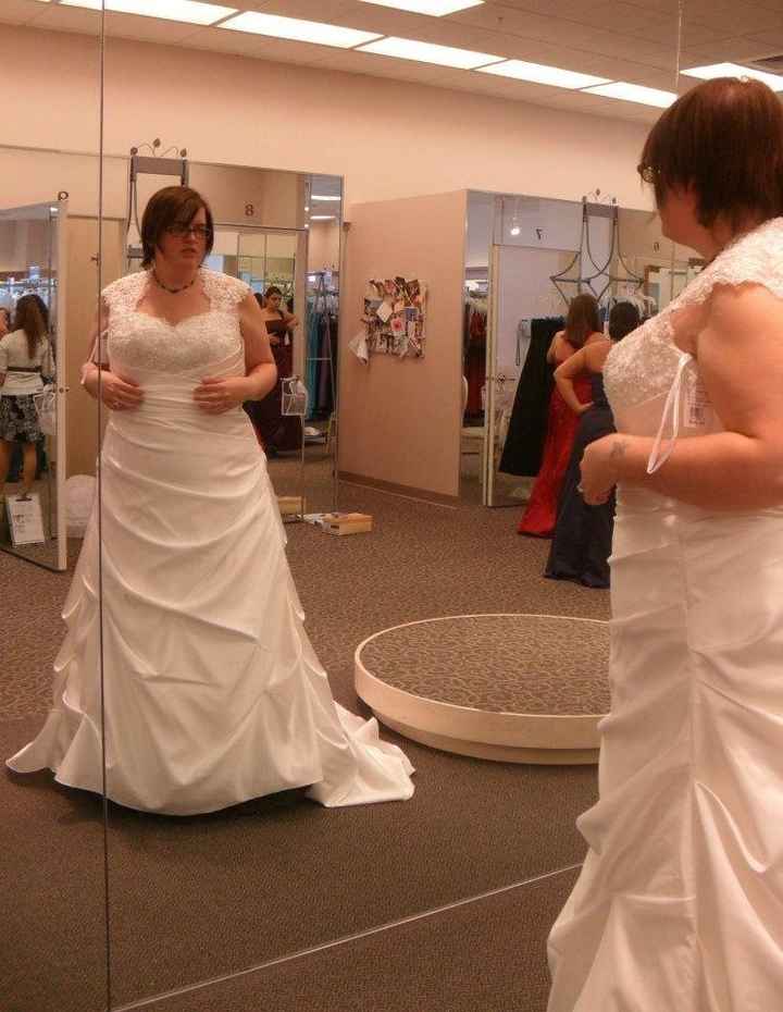 plus sized wedding dress