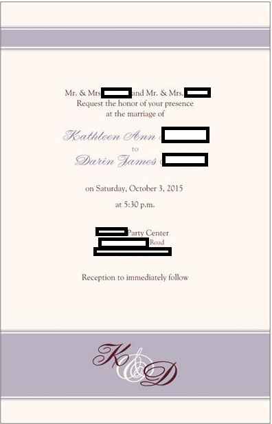 Affordable wedding invites