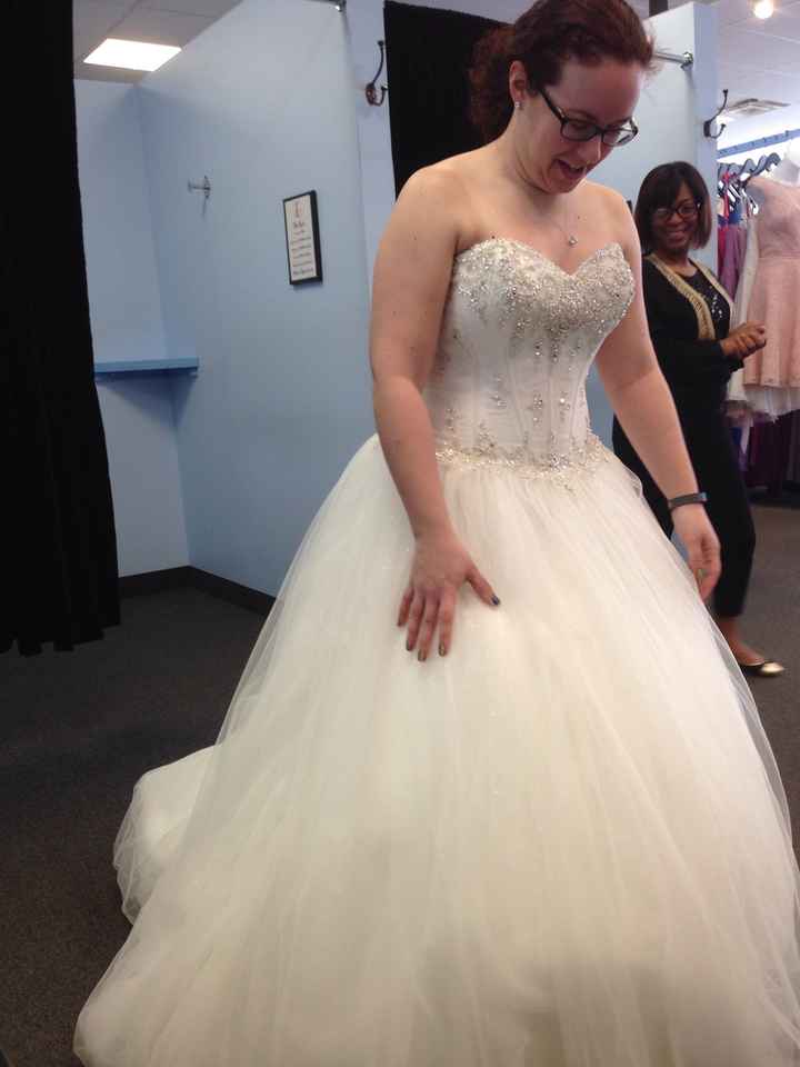Brought my dress home today