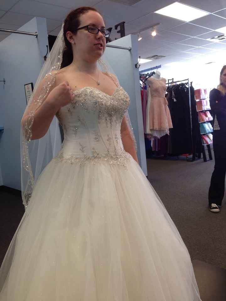 Brought my dress home today