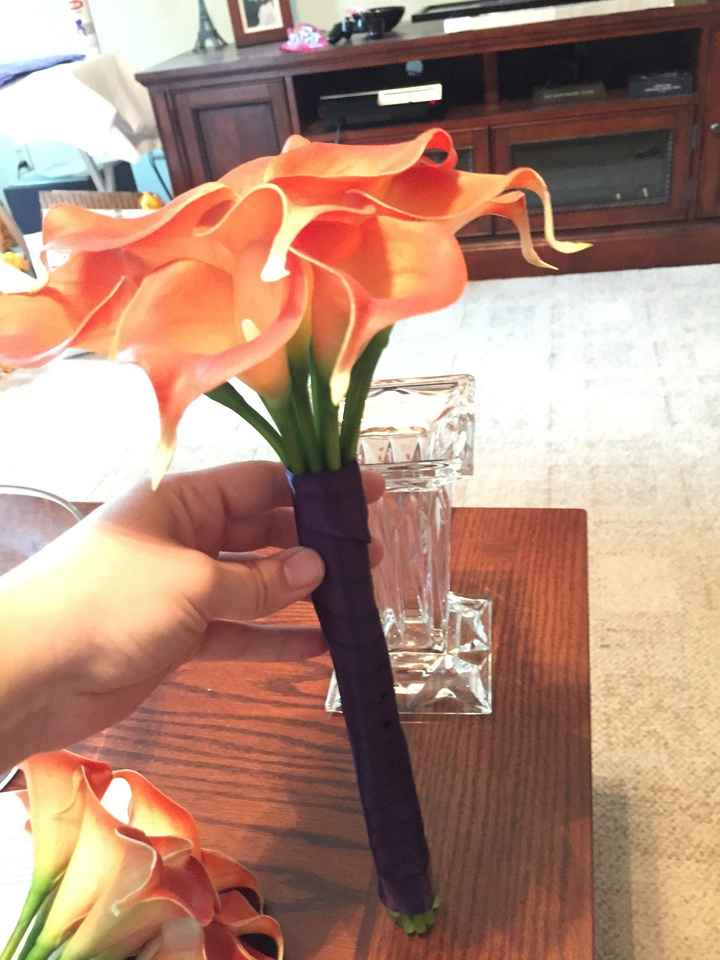 First Trial: Bridesmaid Bouquet