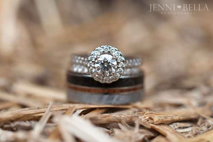 Got our wedding bands! Show me yours!