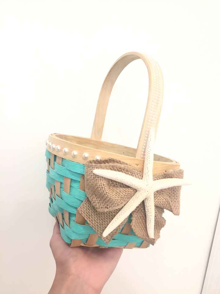 DIY Flower Girl Basket