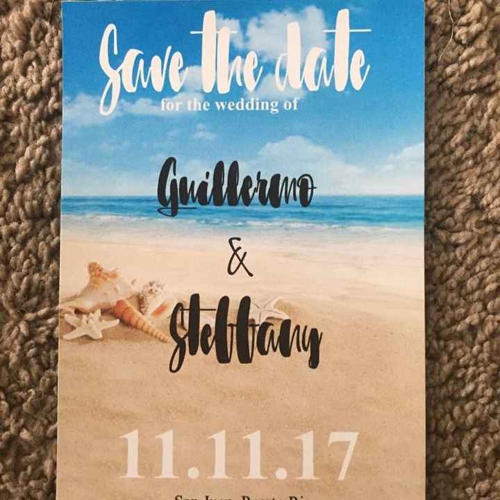Finished my DIY Save The Dates (DW)