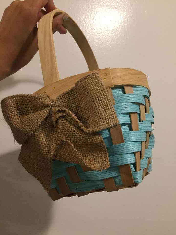 DIY Flower Girl Basket