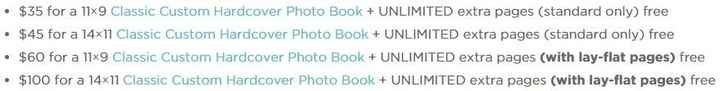 PSA - Free Unlimited Pages on Photo Book