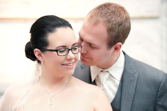 Wearing glasses on your wedding day