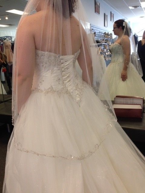 Bustle On A Tulle Ballgown Weddings Wedding Attire Wedding
