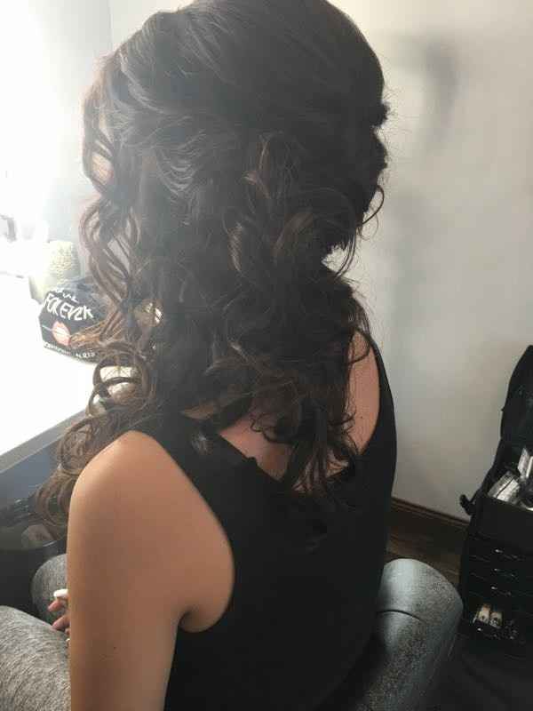 Hair and makeup trial