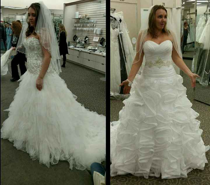 Wedding dress shopping