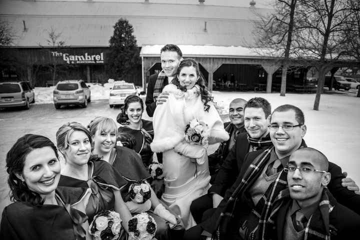 Our rustic winter wedding pictures! (pic heavy)