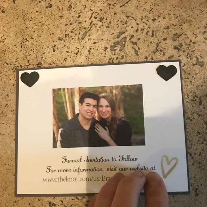 Magnet save the dates