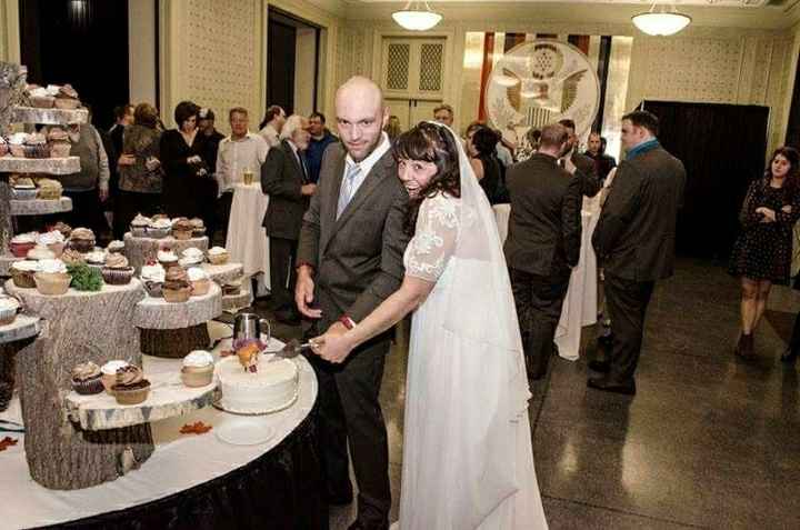 What are your views on having a wedding cake vs. Cupcakes?