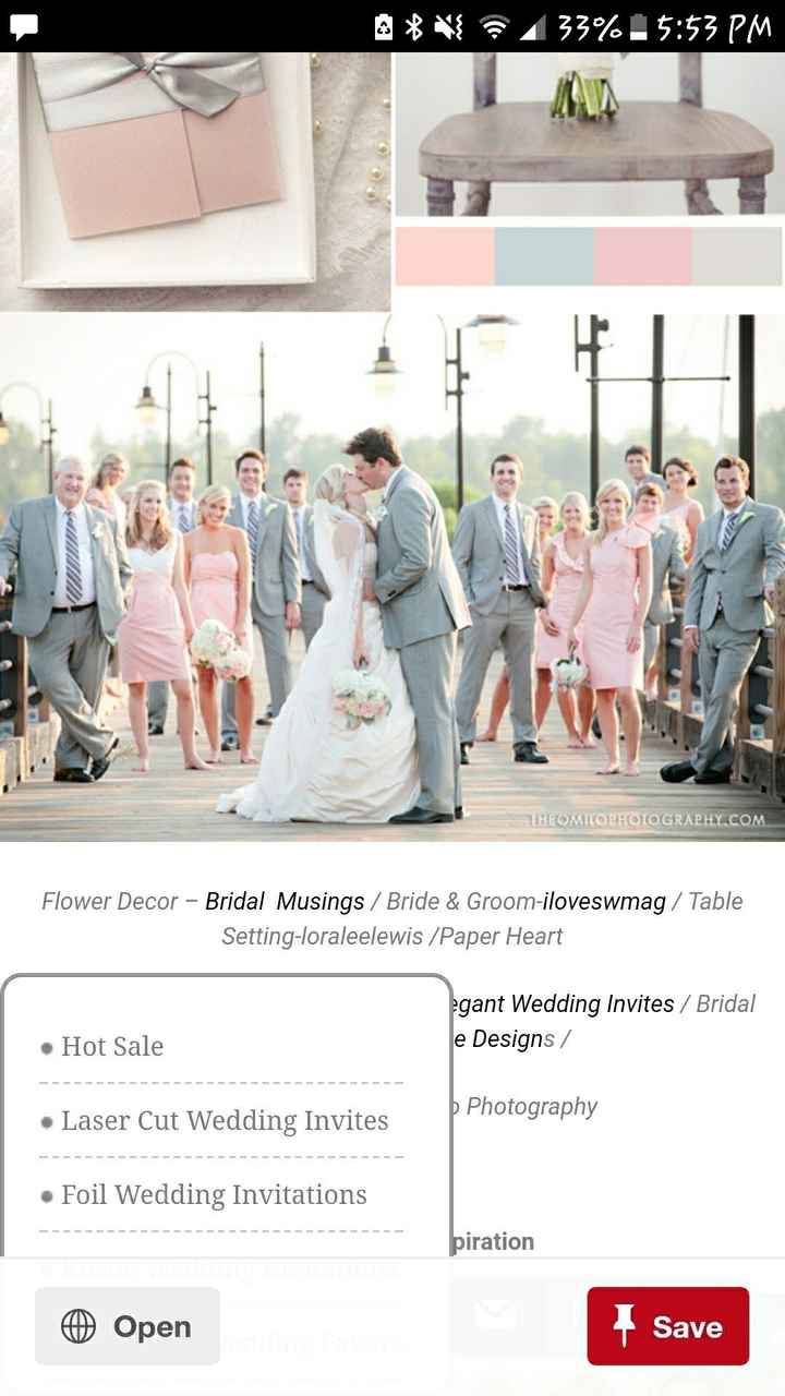 Blue & Pink Wedding? Has Anyone Had MOH/BM in Different Color?
