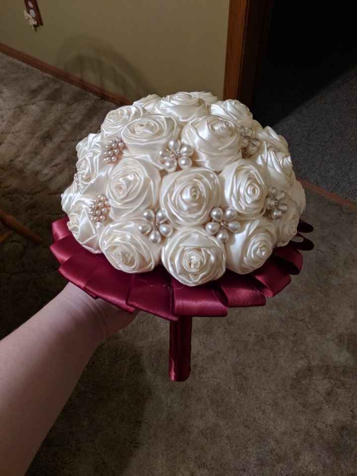 Satin flower bouquets - 1