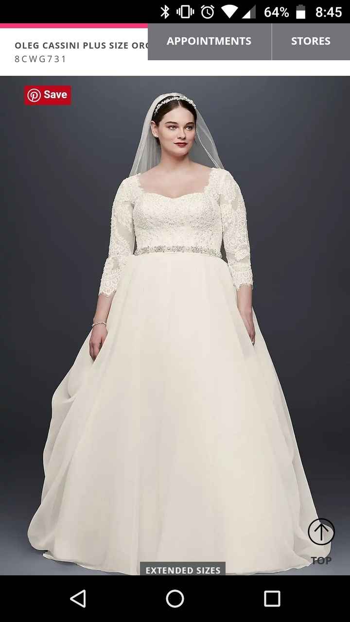 My fellow plus size brides help! - 1