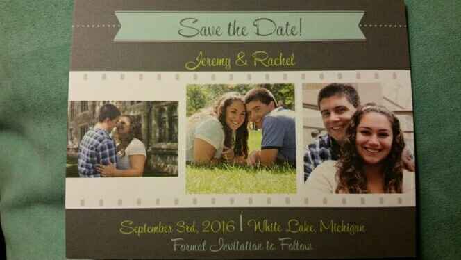 Save the dates are here!!!!