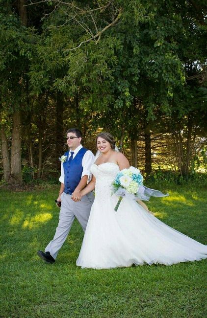 To all the ladies who have already had their wedding.....