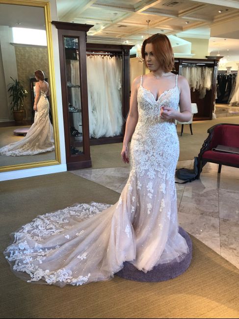 Veil length/style for a heavily detailed dress 2