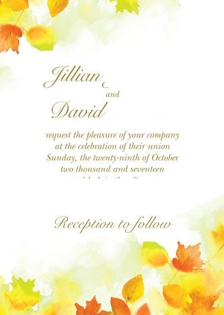 Invitation Wording