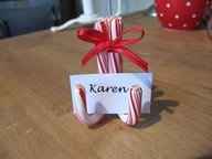 For the Christmas Brides.. DIY Place Cards