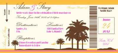 The New Plane Ticket Invites..
