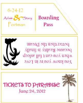 The New Plane Ticket Invites..
