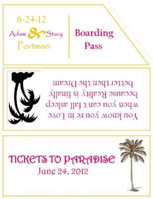 Help with ticket jacket for plane ticket invites