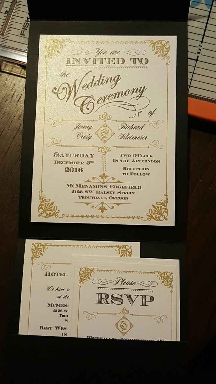 Make/Print/Order wedding invitations??....