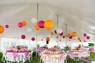 Paper lanterns.. Color or White??